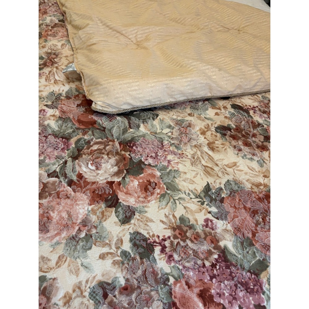 Vintage Croscill Cotswold Twin Comforter Bedskirt Sham 3 Pc Set USA